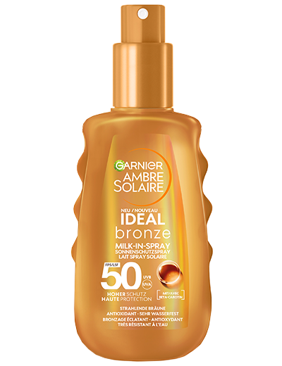 Ambre Solaire Ideal Bronze Sonnenschutzspray LSF 50 - Produktabbildung